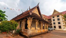 Ancient Temple in Pakse, Laos